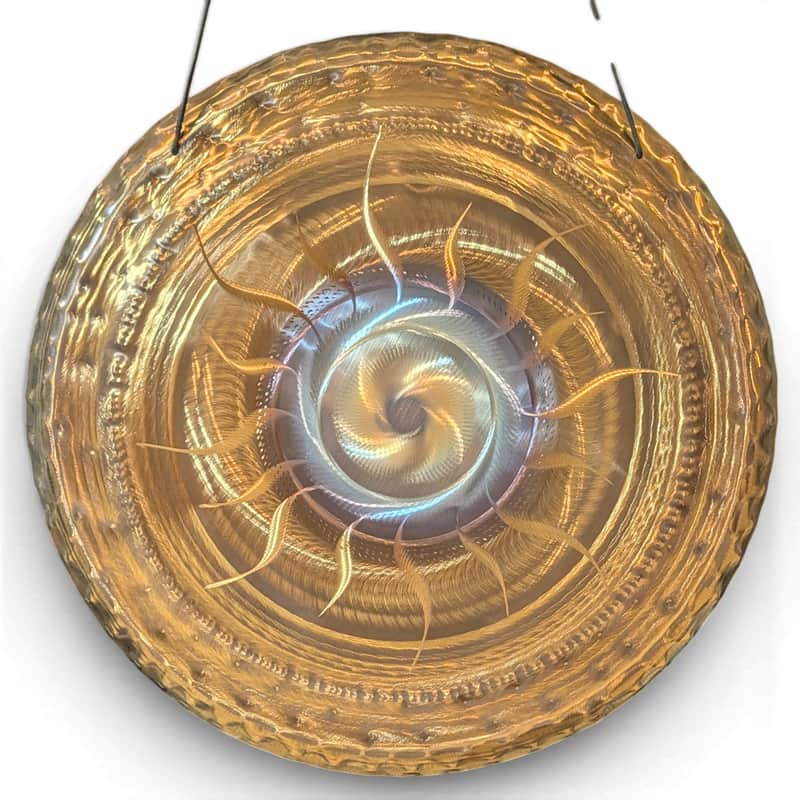 C2+15 Grotta Sonora 32″ Nickel Silver Gong image 1