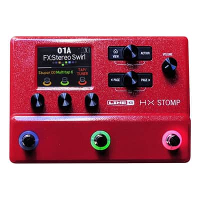 Line 6 HX Stomp Limited Edition Red image 1