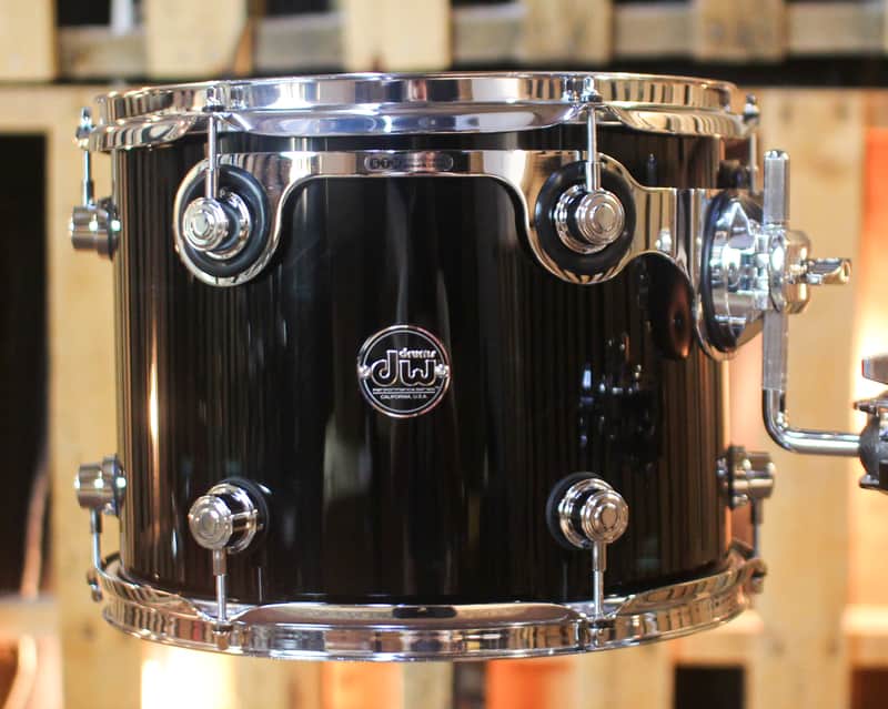 DW Performance Piano Black Lacquer Rack Tom - 10x13 image 1