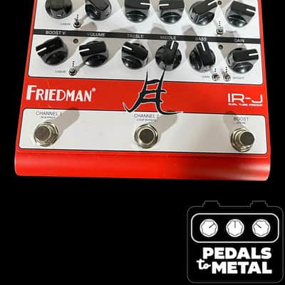 Friedman IR-J Jake E. Lee Signature Dual Tube Preamp 2024 - Present - Red / White X16380 image 1
