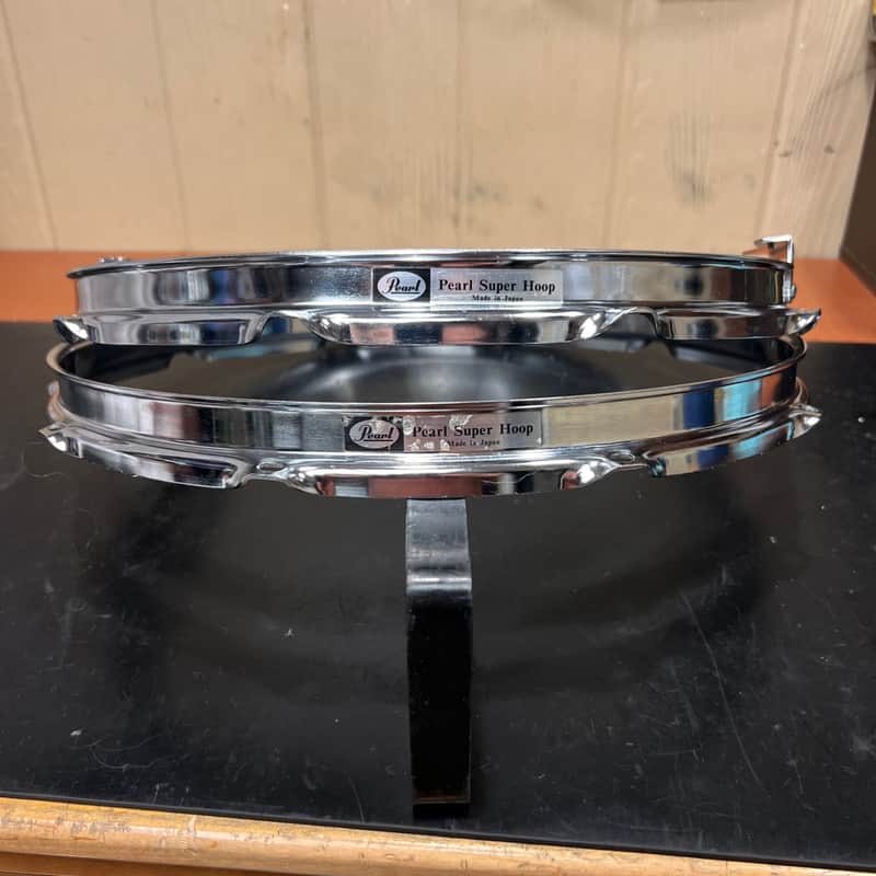 Pearl 14” 10 Lug Super Hoop Snare set 1980’s image 1