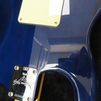 2002 Fender Classic Player Stratocaster, Maple, C-Neck, Cobalt Blue Transparent (Custom Shop) image 10