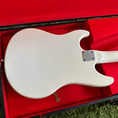 TOMBO UKULET VINTAGE 60'S JAPAN ELECTRIC UKULELE WHITE W/CASE/AMP image 6