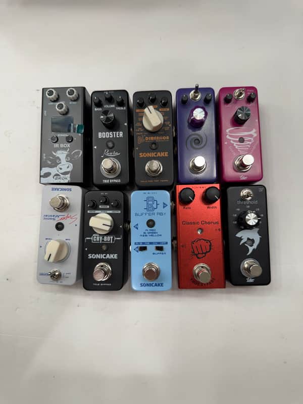 Sonicake iSet Rowin Erok Mini Compact Guitar Effect Pedal Lot Of 10 image 1