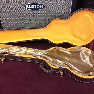 Tagima TLP Flamed Single-Cut Transparent Amber w/Hardshell Case [ProfRev] image 10
