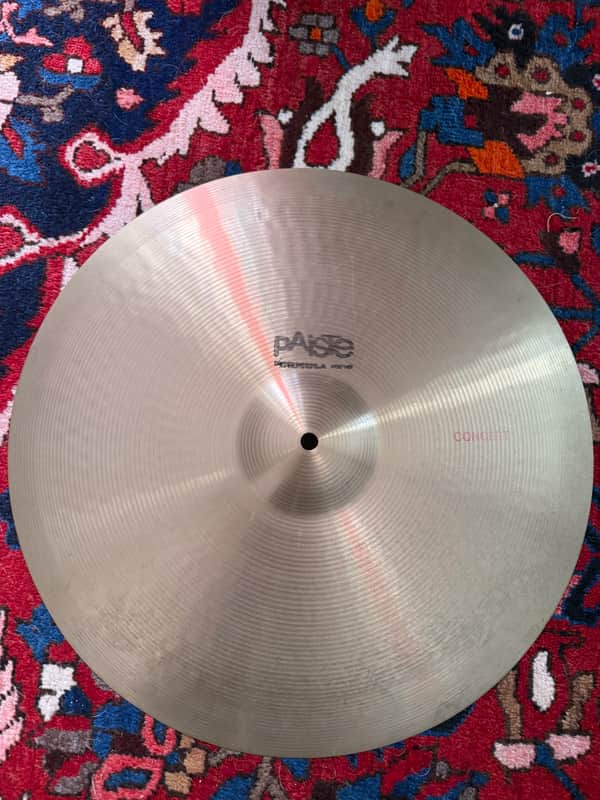 Paiste Formula 602 "Pre-Serial" 1960s - RARE CONCERT cymbal 2390g image 1