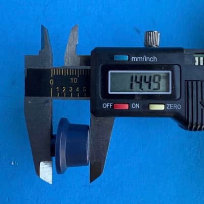 CASIO LK-92TV Lighting Keyboard Replacement Part: Volume Knob Cover Cap BLUE image 7