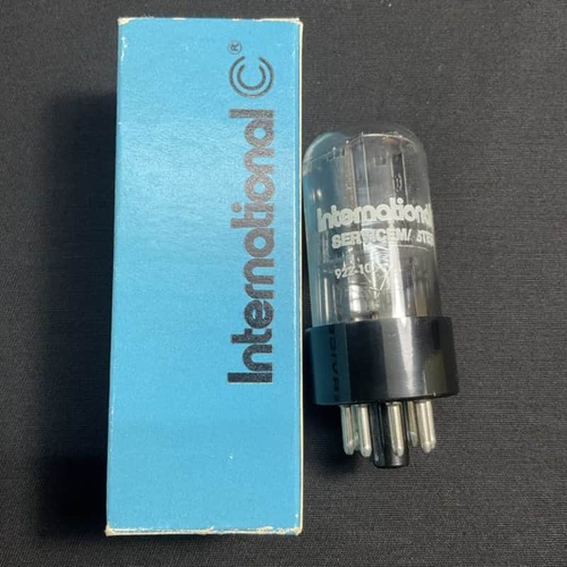 NOS RCA (LABELED INTERNATIONAL) 6SL7GT AUDIO VACUUM TUBE TESTED E.10265.C image 1