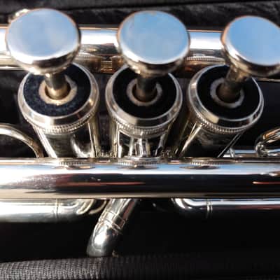 LYNNZHORN PRO .465 BORE LYNN NICHOLSON Bb trumpet - approx. 2019 - Silverplated image 5