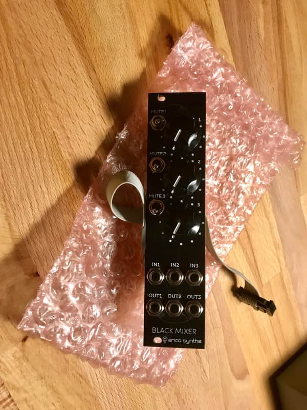 Erica Synths Black Mute Mixer eurorack module image 1
