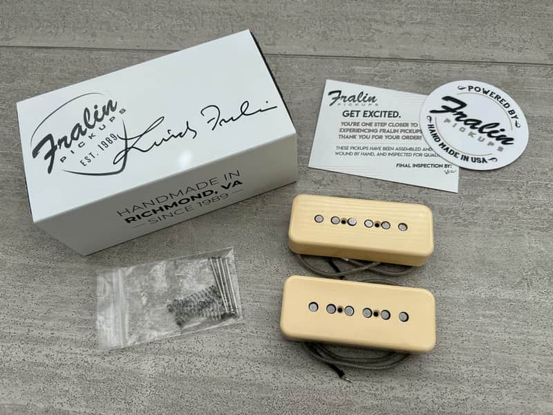 Fralin P-90 Alnico Rod Hum Cancelling - Pickup set image 1