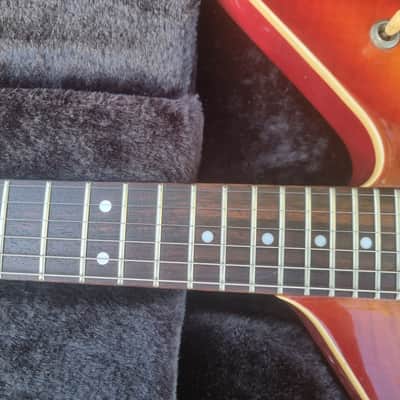 Ibanez DT400 Destroyer with Dot Inlays 1981 - Cherry Sunburst image 8