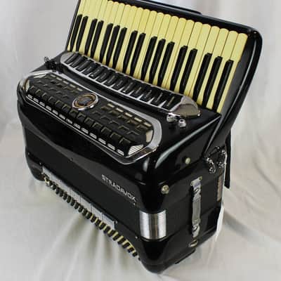 8182 - Black Stradavox Tone Chamber Piano Accordion LMMH 41 120 image 4