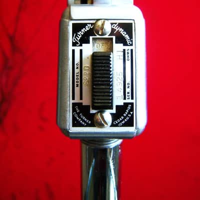 Vintage 1950's Turner S22D / 22D microphone modified dynamic w period cable High Z harp mic 33D image 6