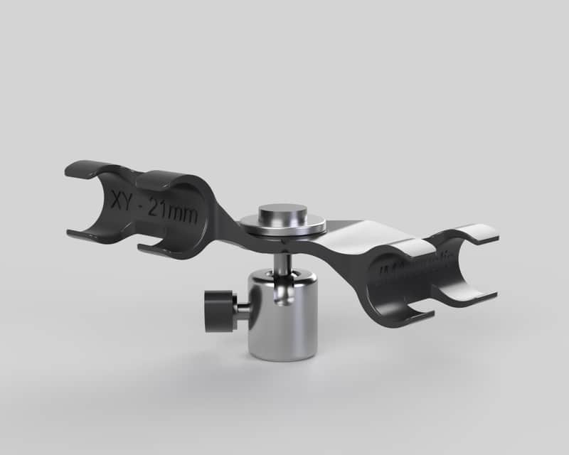 XY-21mm Stereo Microphone Mount - Stereo Bar - JMAcoustic image 1