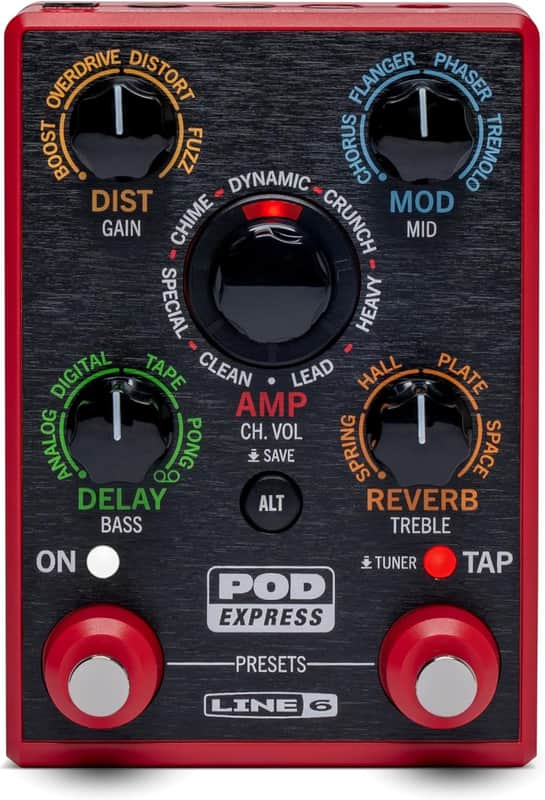 Line 6 POD Express Guitar - Red / Black image 1