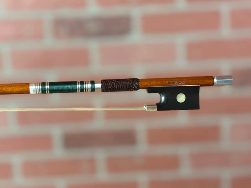 KRUTZ Silver Pernambuco Violin Bow - Green image 1