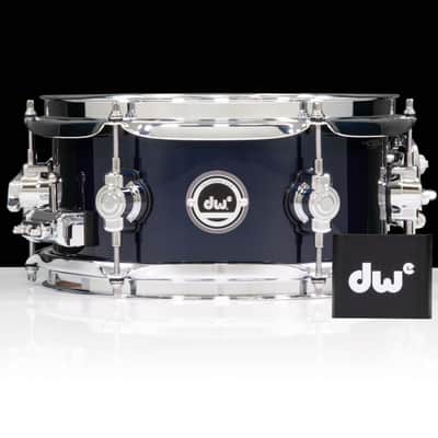 DWe 5x10 Midnight Blue Metallic Snare Drum Bundle (Drum, Hub and Software) image 1