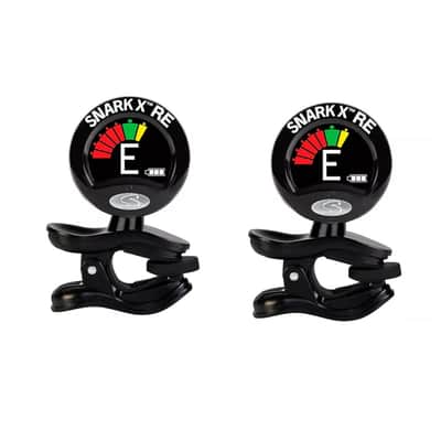 Snark X RE Tuner Clip On 2-Pack Chromatic for guitar bass violin  Rechargeable