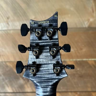 PRS Wood Library McCarty 594 Flamed Maple 10 Top, Swamp Ash Back, Stained Flamed Maple Neck, Bound Ebony FB - Satin Charcoal 418878 image 13