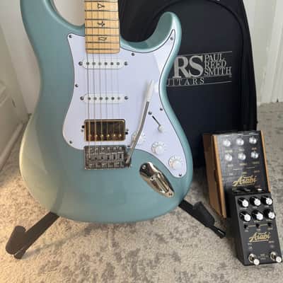 PRS Silver Sky (Polar Blue, Maple Neck) w/ Suhr Asatobucker + Signed Jackson Audio Asabi Pedal image 5