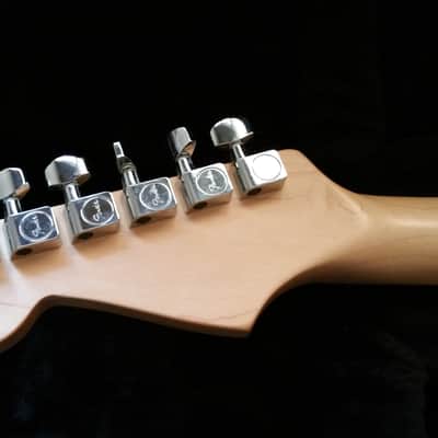 Fender Standard Stratocaster HSS, MIM Fat Strat 2004/2005 Black image 6