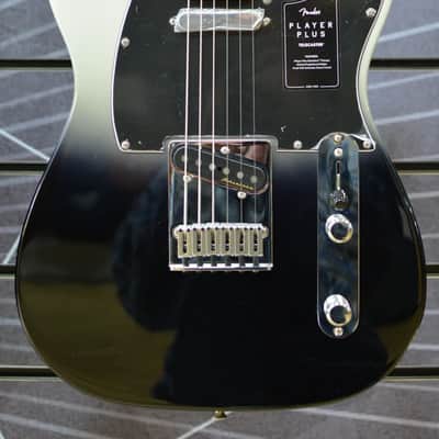 Fender Player Plus Telecaster Silver Smoke Electric Guitar & Deluxe Gig Bag B STOCK image 1