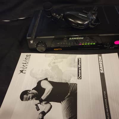 Samson Model CR77 UHF Diversity Receiver Wireless System Instrument Sax image 2