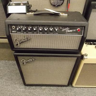 Fender Super Champ X2 Head and Cab W/ footswitch Black image 1