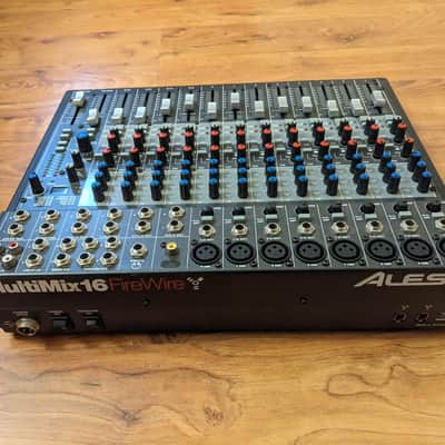 Alesis MultiMix 16 FireWire 16-Channel Mixer 2010s - Black image 2
