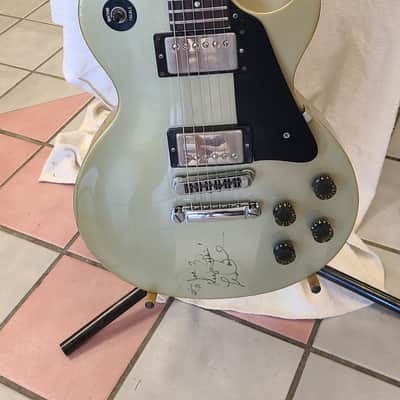 Gibson Les Paul Silver streak 1982 - greenish silver image 4