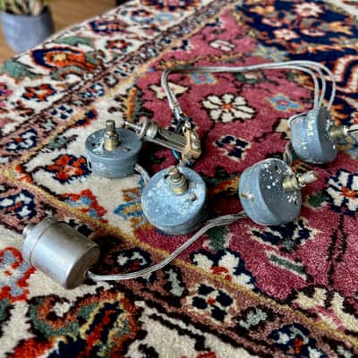 1965 complete Gibson CBA wiring loom harness pots jack image 2