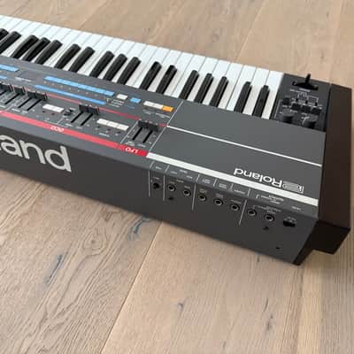 Roland Juno-106 61-Key Programmable Polyphonic Synthesizer 1984 - 1985 - Black (Serviced / Warranty / Roland Case / Literature) image 6