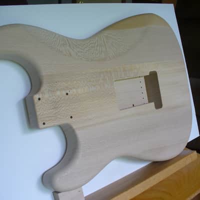Exotic '62 S-Style Quarter Sawn American Sycamore Guitar Body for Strat® Neck Natural made in USA image 6