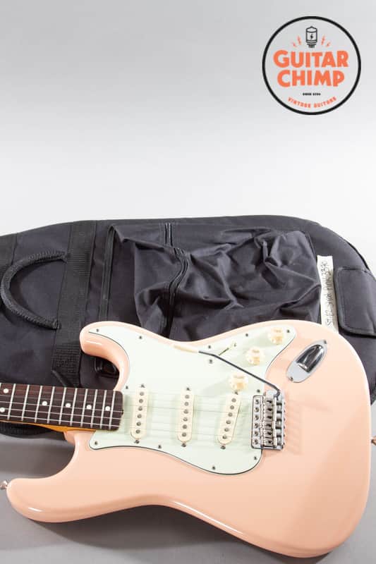 1999 Fender Japan ST62-70TX '62 Reissue Stratocaster Shell Pink CIJ w/ USA Texas Specials image 1