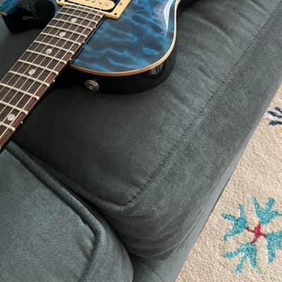 2004 PRS Single Cut - Blue Transparent image 12