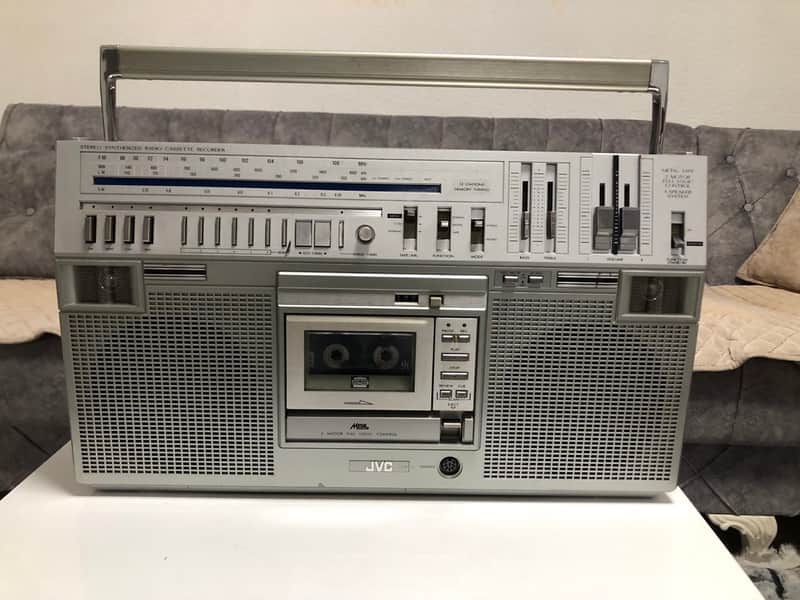 JVC RC-M80L Stereo Radio Cassette Recorder Boombox image 1