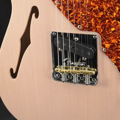 Mint Fender American Professional II Telecaster Thinline Transparent Shell Pink Maple Fingerboard image 3