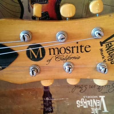 Mosrite Mark V Ventures  1966 Blue Sparkle image 2