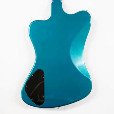Gibson Custom 1965 Non-reverse Firebird V 12-string Electric Guitar - Aqua Mist image 9