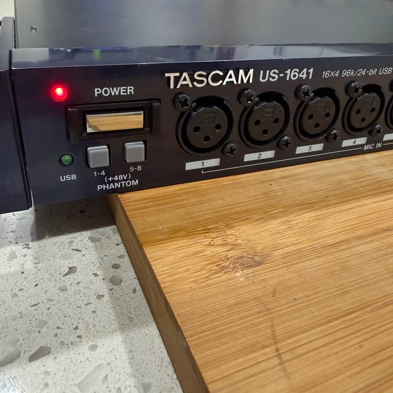 TASCAM US-1641 USB Audio Interface 2010 - Black image 1