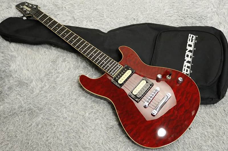 1990's made Fernandes APG-55 Flame maple top PRS style Made in