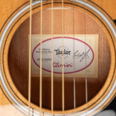 2025 Taylor GS Mini-e Rosewood Plus - Natural | Small Body Travel Acoustic Guitar Ebony Fretboard ES-2 Pickup | Case image 15