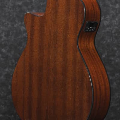 Ibanez AEG62-NMH AEG Series Acoustic Electric Guitar Natural Mahogany High Gloss image 3
