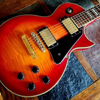 Jay Turser single-cut Les Paul  2010s - orange burst image 1
