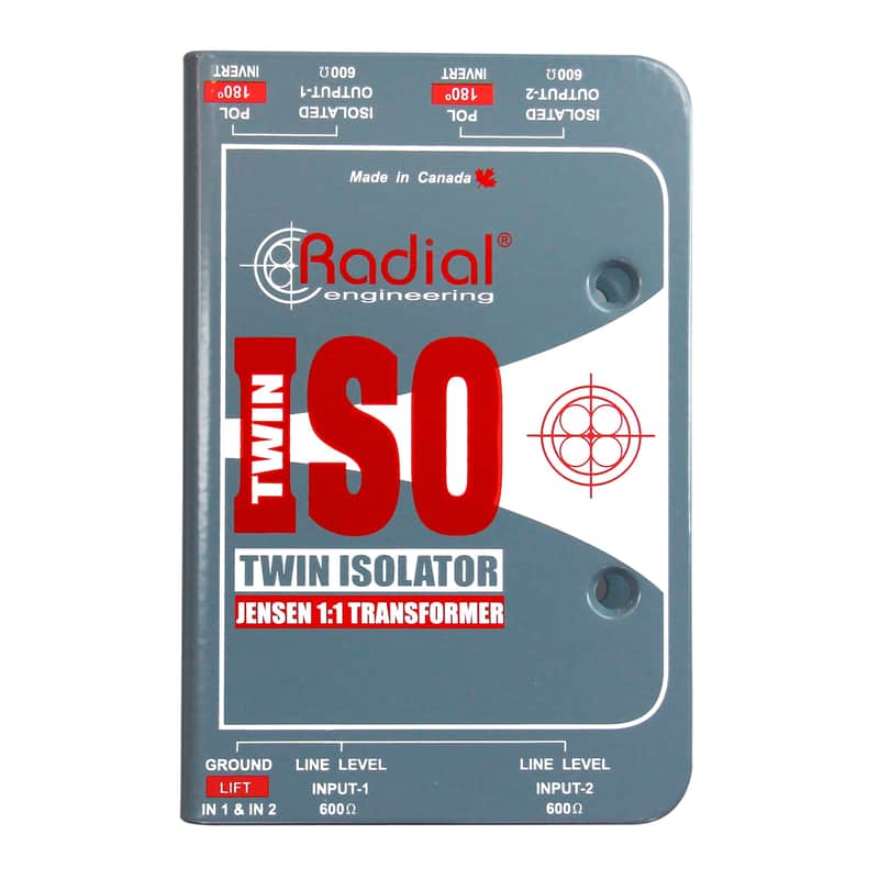Radial Twin-Iso 2-Channel Line Level Isolator image 1