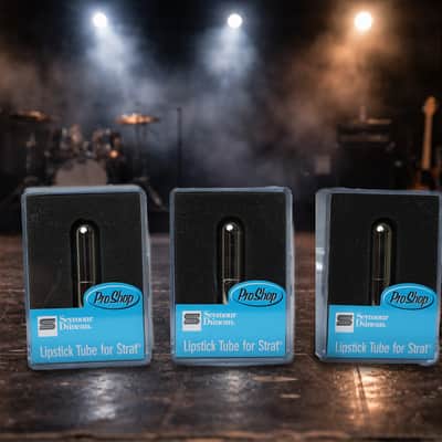 Seymour Duncan SLS-1 Lipstick Tube Pickup Set for Stratocaster Neck Mid & Bridge