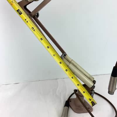 Vintage Metal LUXO Desktop Microphone Stand w/ Articulating Swing Arm & XLR image 18