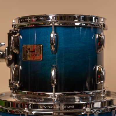 Pearl Session Custom Maple Marine Blue Fade Drum Set image 17
