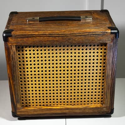 Nell Audio Hand-Built Solid Pine 1x10 Guitar Cabinet | Rustic Finish | Cane Grille 2026 - Rustic Natural image 7